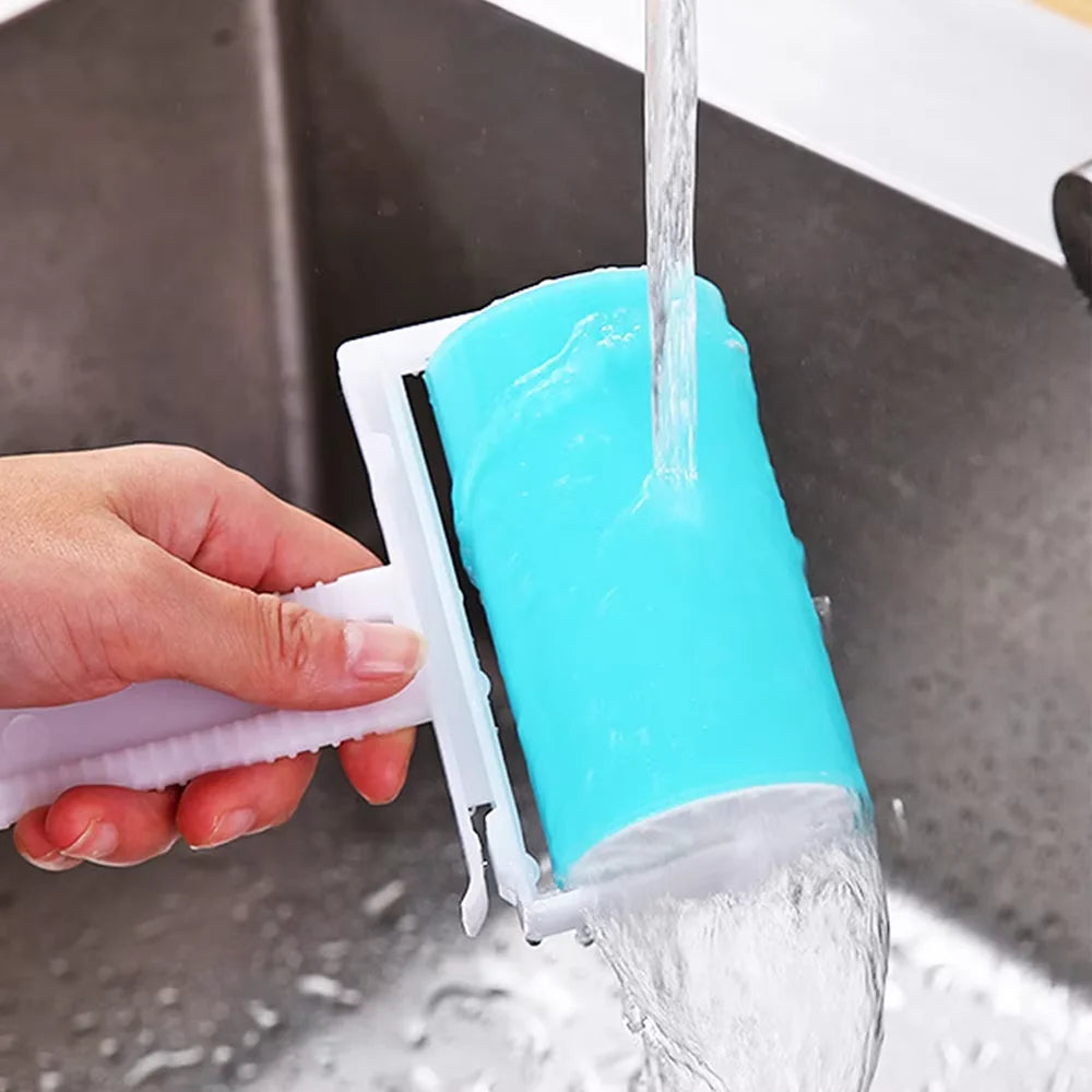 Reusable Lint Roller Washable Lint Remover for Clothes Pet Hair Sticky Home Cleaning