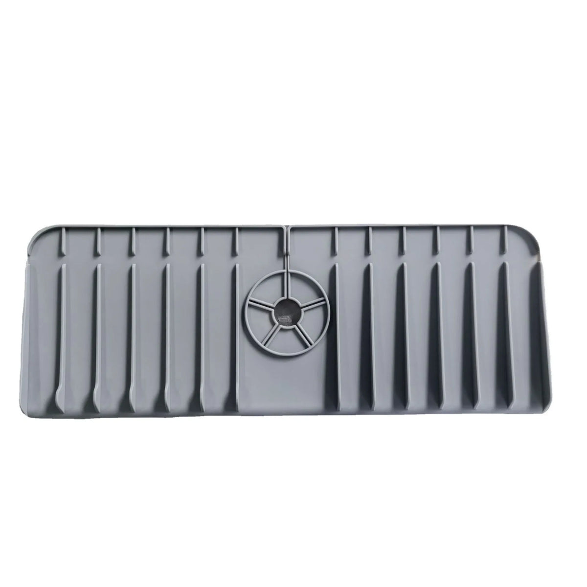 Silicone Kitchen Sink Splash Guard, Large Faucet Mat, Premium Draining Mat, Adjustable Faucet Protector for Kitchen & Bathroom