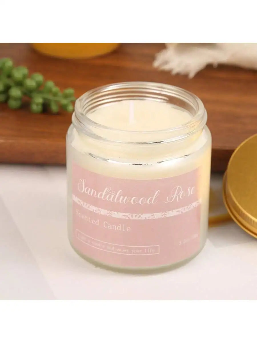 1PC Scented Candles Canned Candles,Long-Lasting Fragrance, With Essential Oil Fragrance,Suitable For Bedroom Bathroom
