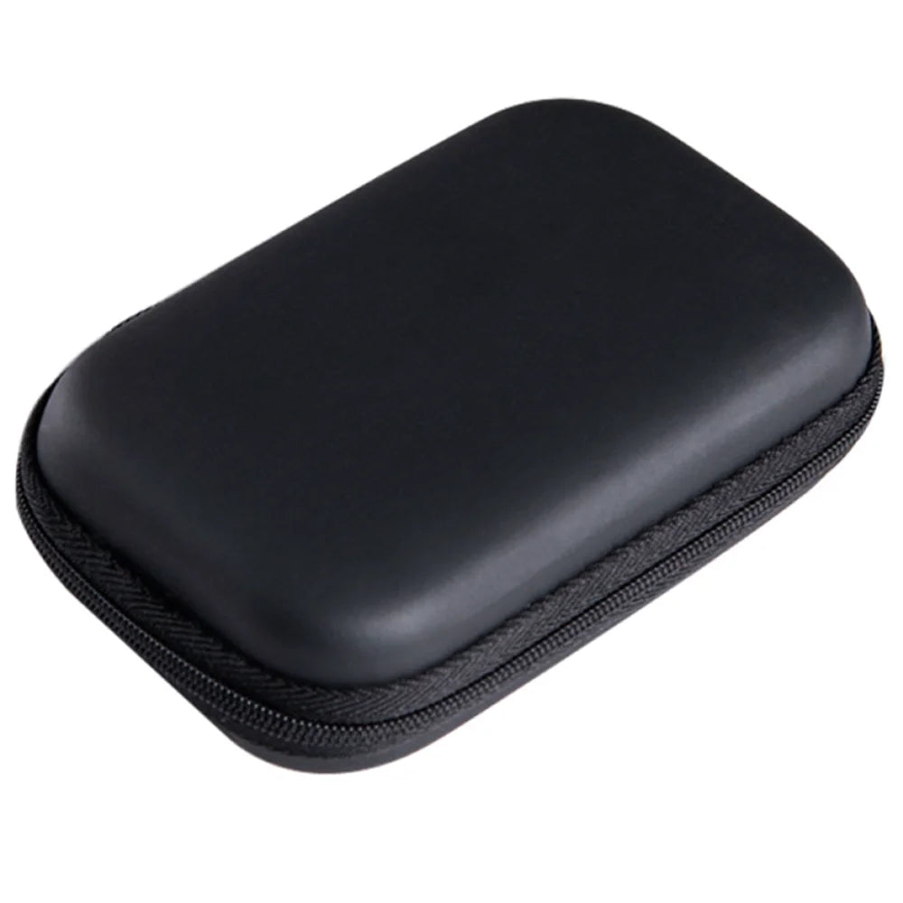 Organizer Pouch Bag,  Travel  Organizer Bag  Portable  Multifunctional Case for Cable, Cord, Charger, Hard Drive, Earphone Black