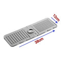 1Pc Faucet Splash Guard Pad — Anti-Slip Sink Drain Mat, Quick-Dry, Easy-Clean, for Single-Hole Faucets, Kitchen & Bathroom
