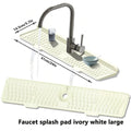 Longer Faucet Mat for Kitchen Sink Splash Guard Kitchen Sink Faucet Mat Splash Guard Kitchen Sink Area Water Splash Guard