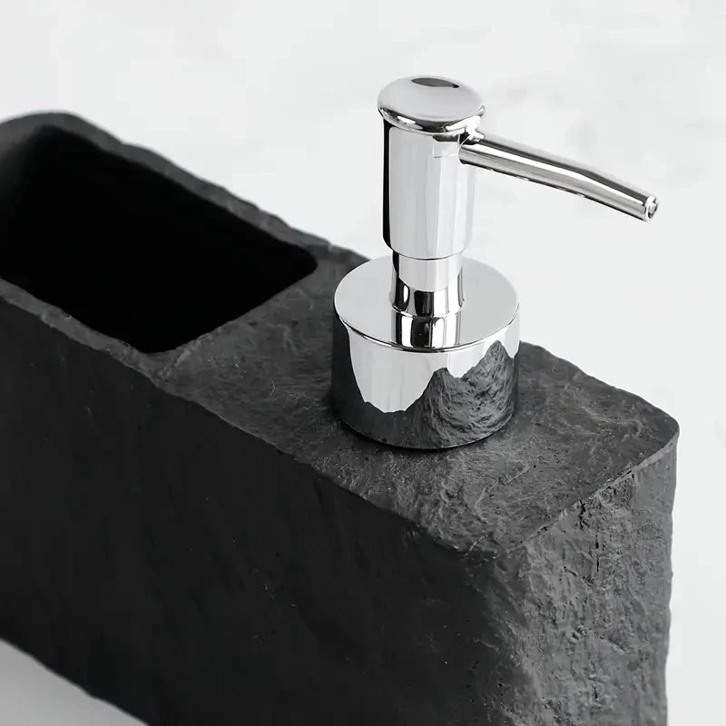 Soap Dispenser with Sponge Holder, Multipurpose Kitchen Sink Lotion Pump Bathroom Hand Soap Container